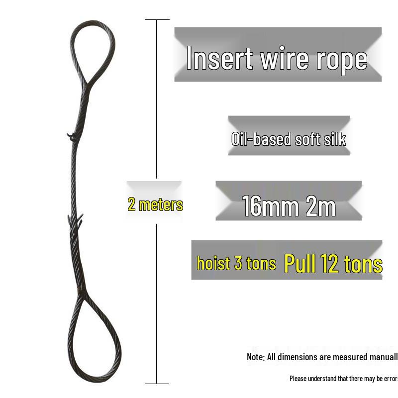 Wanzun Spliced Wire Rope Double Buckle Lifting Slings