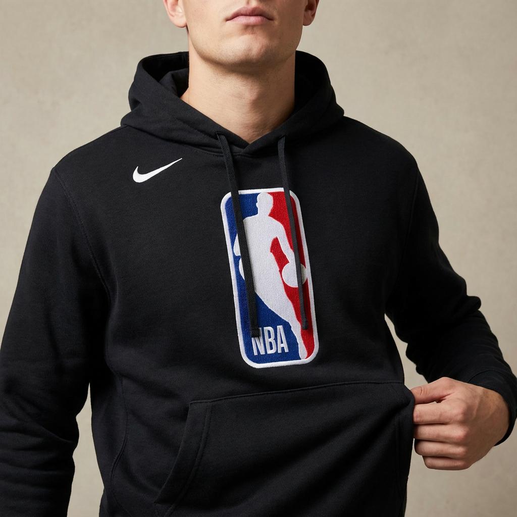 Nike X NBA Club Team 31 Logo Print Weicher Mode-Pullover Hoodie Herren Hoodies Schwarz DX9794010