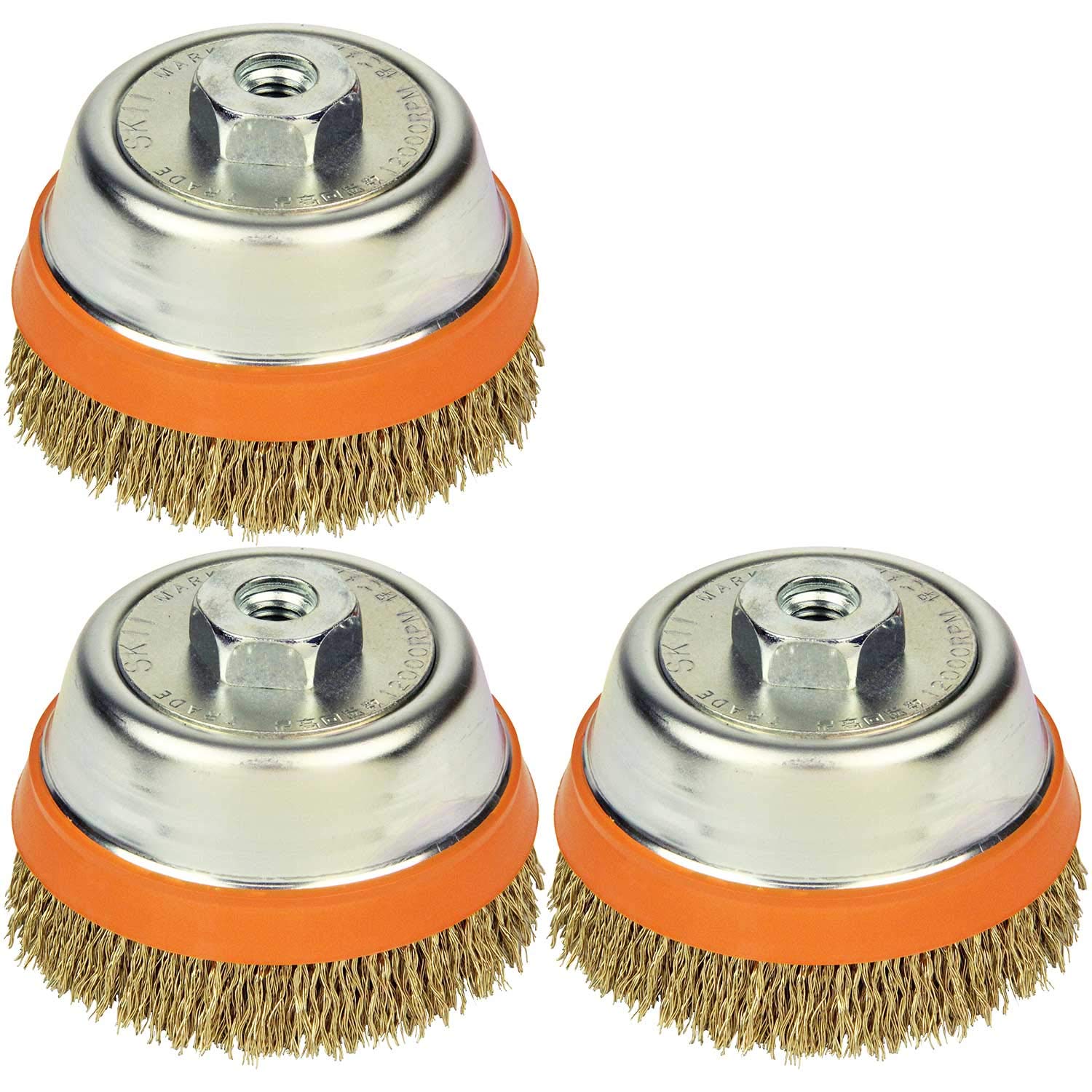 

Cup wire 75mm for SK11 disc grinder purchase set of (Bulk 3)