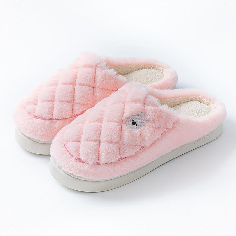 Pineapple Cotton Slippers Cartoon Indoor Shoes Autumn and Winter Home Warm Bed and Breakfast Couple Cotton Slippers