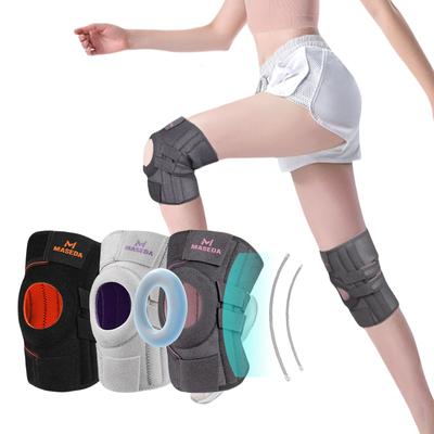 1 Rodillera Ajustable EVA Resorte Rótula Soporte de Rodilla para Baloncesto Correr Voleibol Tenis