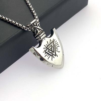 Necklace Retro Nordic Arrow Hip Hop Men's Trendy Pendant
