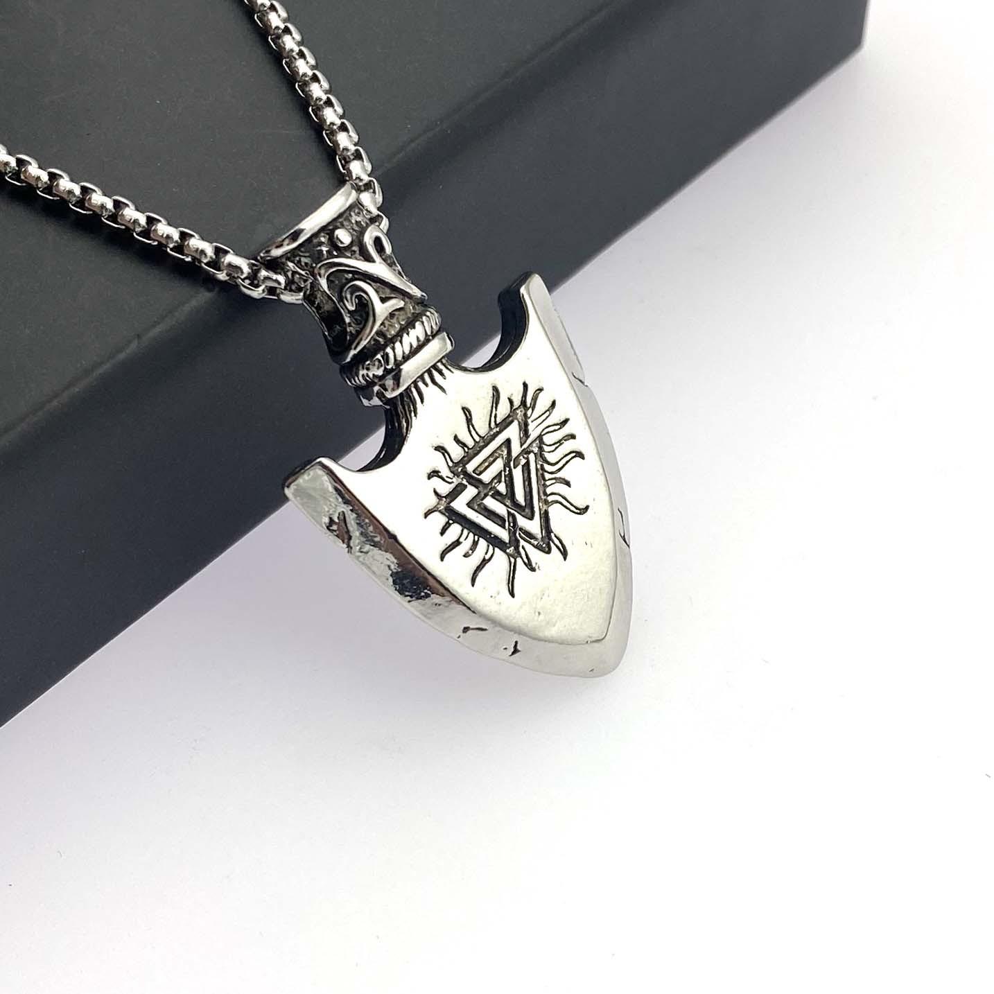 

Ожерелье Ретро Скандинавская Стрела Хип-Хоп Мужской Модный Кулон 50CM(Necklace Size)