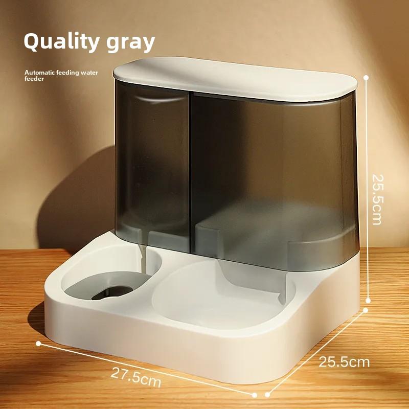 Automatic Cat Feeding and Water Feeding Device  Dog Bowl  Cat Basin  2-in-1 Water Dispenser  Cat Bowl Pet Supplies