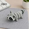 Raccoon Shaped Decoration 3D Printed Figurine with Movable Joints, Cute Articulated Smooth Edge Animal Desktop Ornament, Stress Relief Toy for