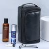 Multifunctional Storage Bag Simple Large-capacity Wind Cosmetic Storage Bag Leather Portable