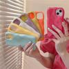 iPhone 11 mobile phone case Apple 11promax all-inclusive Macaron three-dimensional anti-drop mobile phone case ripple mobile phone case