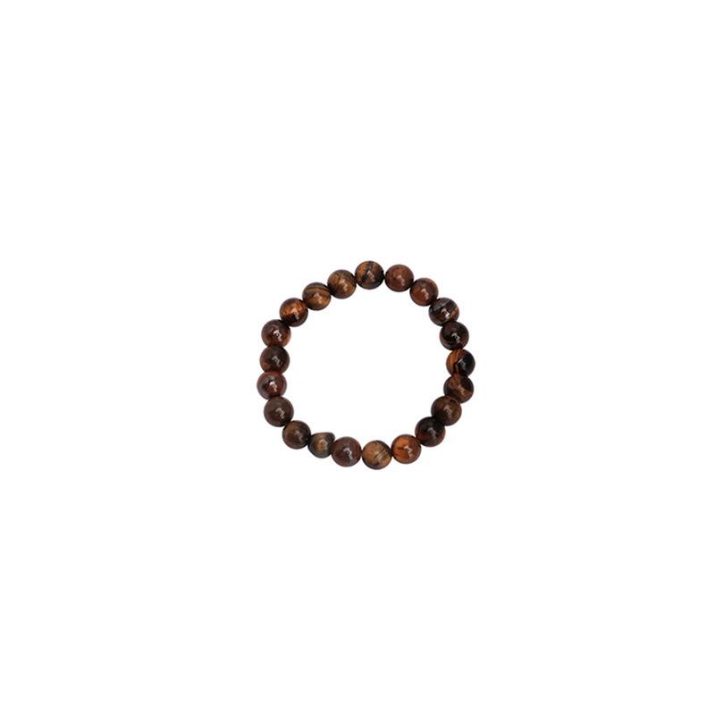 2024 Women's Chinese Style Tiger Eye Beaded Friendship Bracelet - Elegant, Unique Design