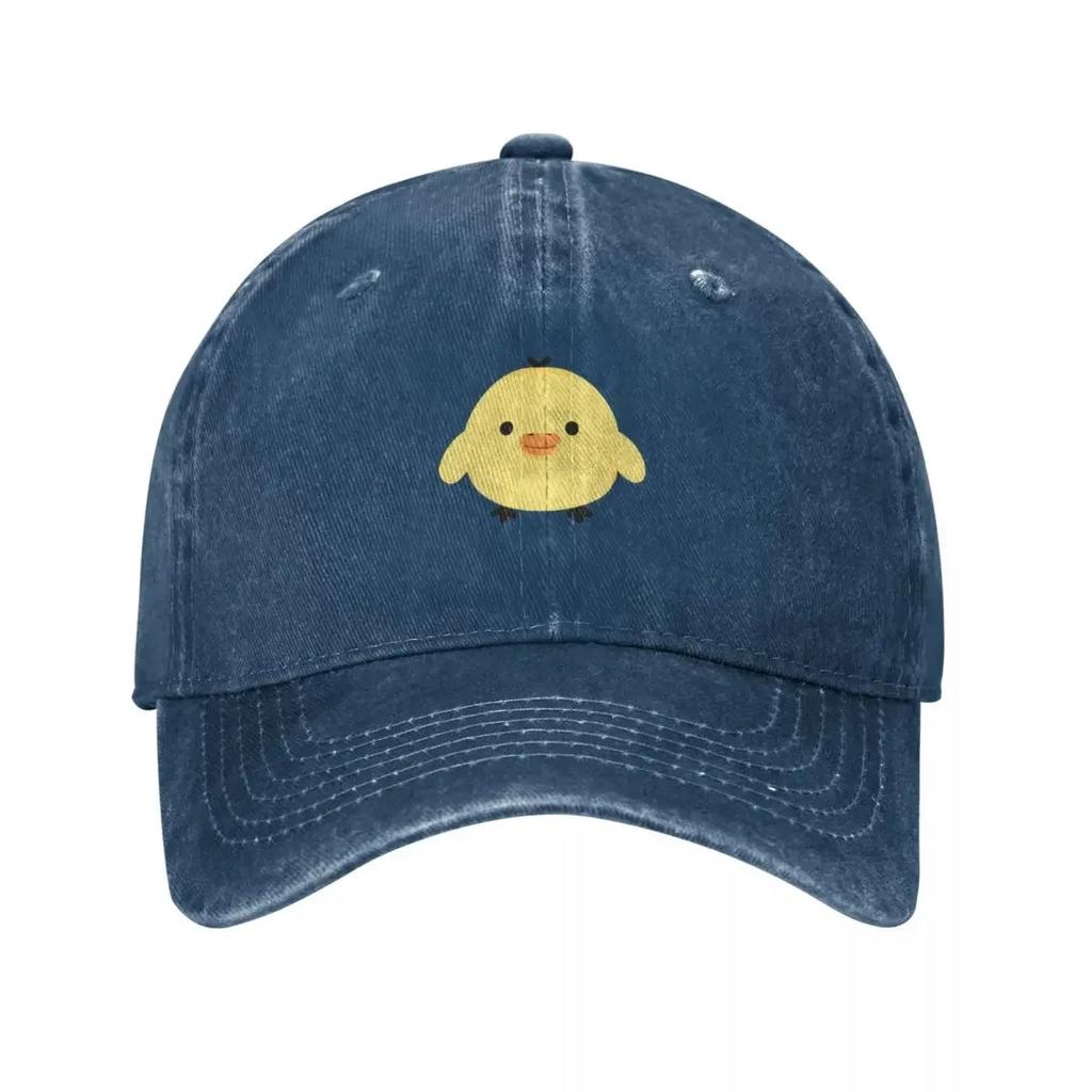 Kiiroitori Duck Plushie Sticker Baseball Cap Sun Hat For Children Luxury Man Cap Streetwear Golf Wear Men Women's
