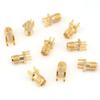 SMA Socket, 10pcs SMA Female Connector Brass SMA Female Base Socket   PCB Mount 50 Ohm RF Connectors, SMA   Optic Connectors