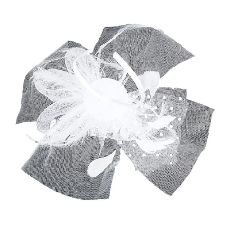 Graceful Wedding Fascinator Hat Headwear Vintage Delicate Meshes Headgear for Weddings and Teas Party Outfits