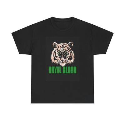 T-shirt Royal Blood Gruppo Rock Grafica Tigre Unisex Cotone Pesante T-shirt Arte Vintage