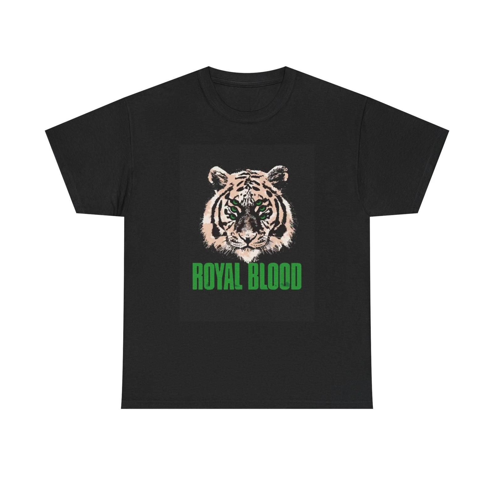 

Royal Blood Tshirt Rock band Graphic Tiger Unisex Heavy Cotton Tee Vintage art S