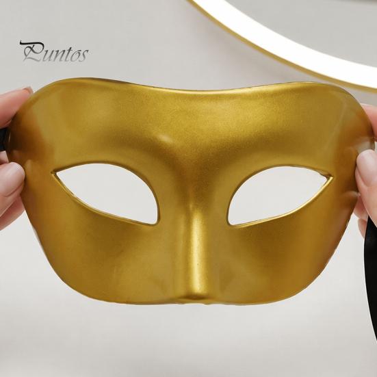 Adjustable Unisex Masquerade Prop Masque for Men Women, Venetian Party Half Face Versatile Event Costume Mardi Gras, Ball Proms, Halloween Vintage