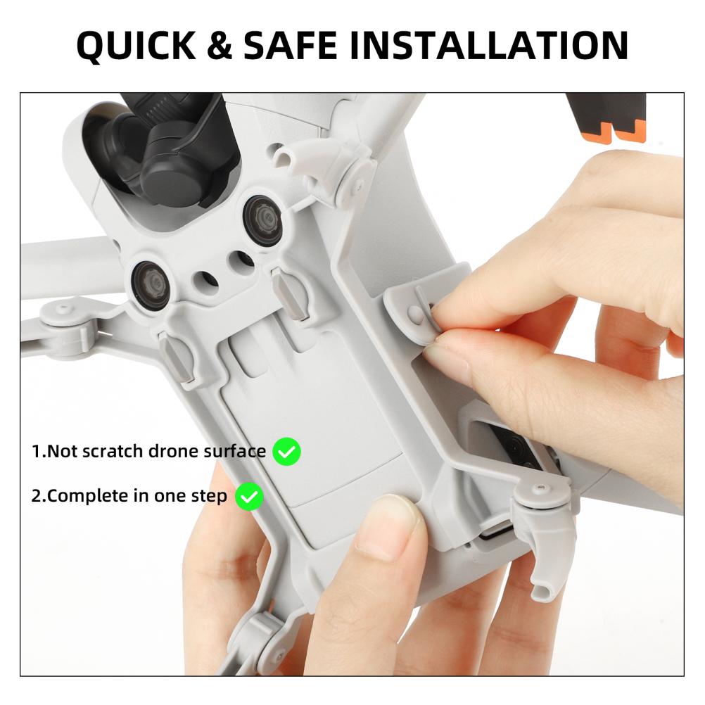Landing Gear Leg Compatible for DJI Mini 3 Pro Foldable Drone Height Extension Landing Feet Safe Landing Gear Extension