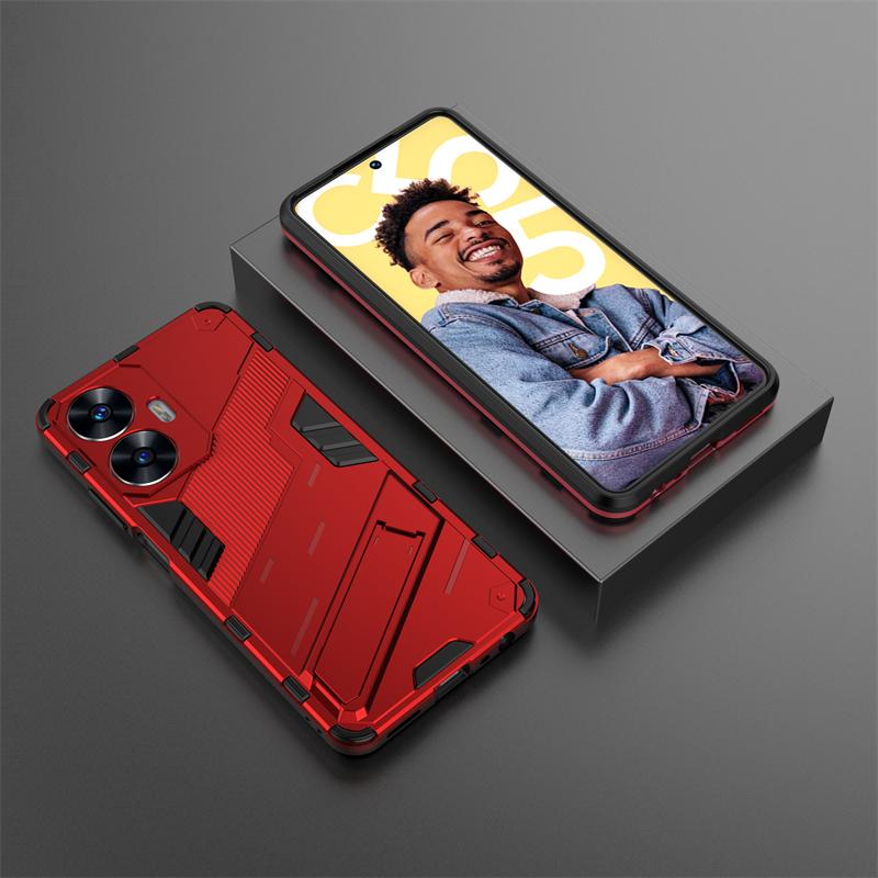 Pro pouzdro Realmi C55 4G Nárazuvzdorné Pancéřové Magnetický Držák Pouzdro na Telefon Pro RealmeC55 Realme C55 C 55 55C 4G RMX3710 6.72" Zadní Kryt