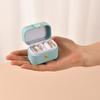 1/2 Stück Mini Tragbare Kleine Schmuckschatulle für Frauen Aufbewahrung von Schmuck Ringhalter Schmuckaussteller Organizer Displaybox SSH03