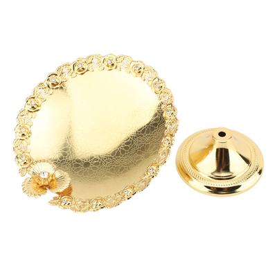Cake Stand European Style Iron Alloy Fine Lace Pattern Pedestal Cake Display Stand for Home