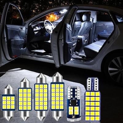 For Toyota Prius 50 XW50 ZW50 2016 2017 2018  12v Car LED Bulbs Interior Reading Lamp Vanity Mirror Trunk Light Accessories