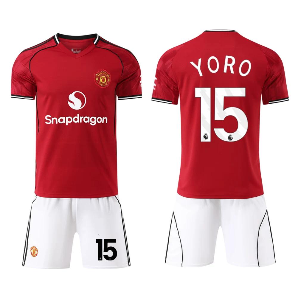 25/26 Man Utd Red Jersey No.15 L