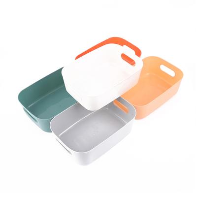 Caixa de armazenamento de mesa, armazenamento de diversos estudantes, lanche, cosméticos, caixa de maquiagem