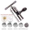 Stainless Steel Manual Noodle Maker with Plastic Dough Press