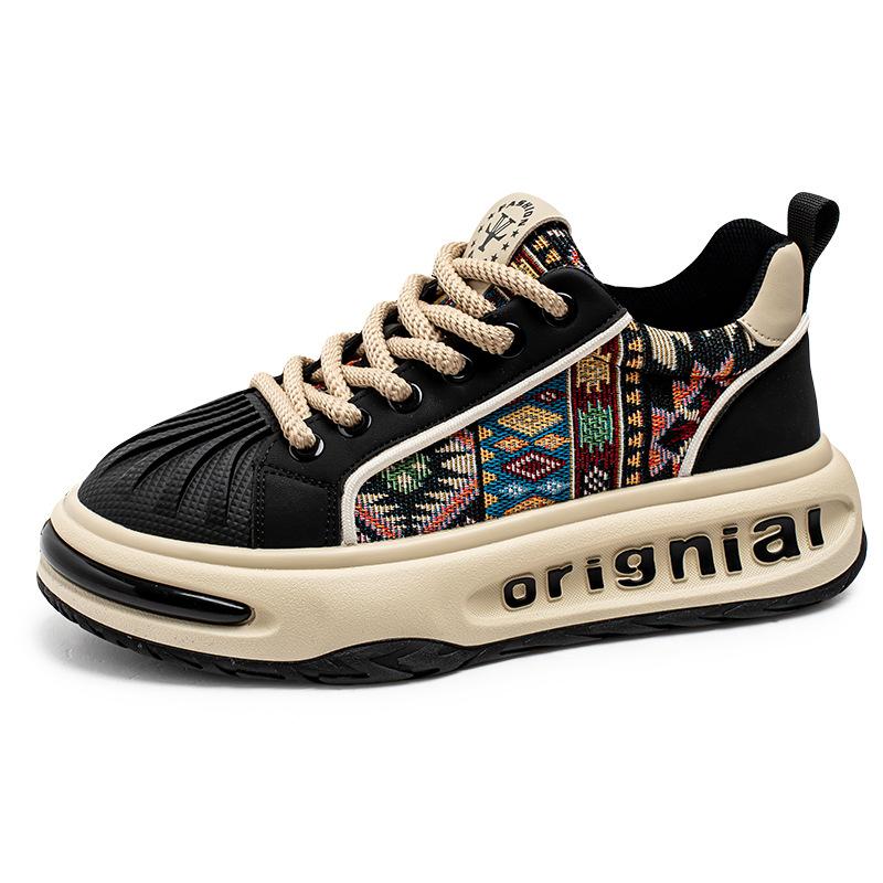 

Men s shoes spring and summer new platform casual men s shoes men s trend fashion wear-resistant breathable personality trendy dad shoes 39