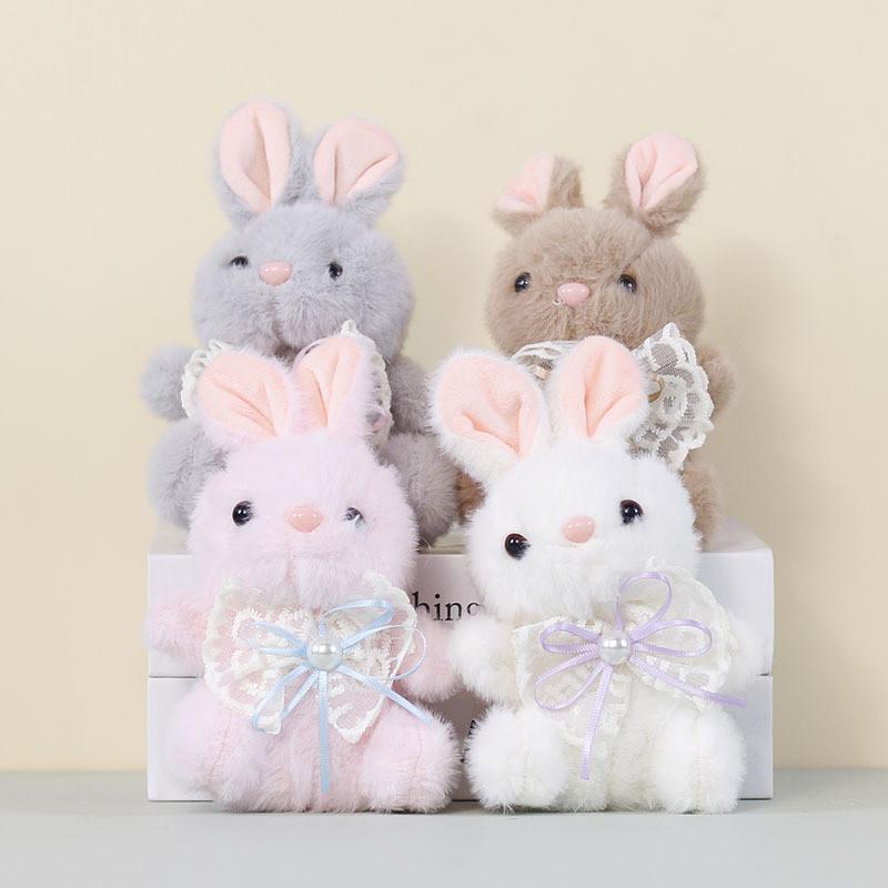 Adorable Rabbit Plush Doll Keyring For Handbag Decoration And Collectors Gift Idea
