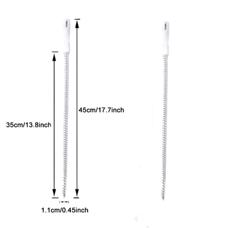 

Трубопроводная щетка для чистки длинная кухонная ванная комната волосы канализация раковина очистка сливной трубы гибкий очиститель засор заглушка инструмент для удаления отверстий
