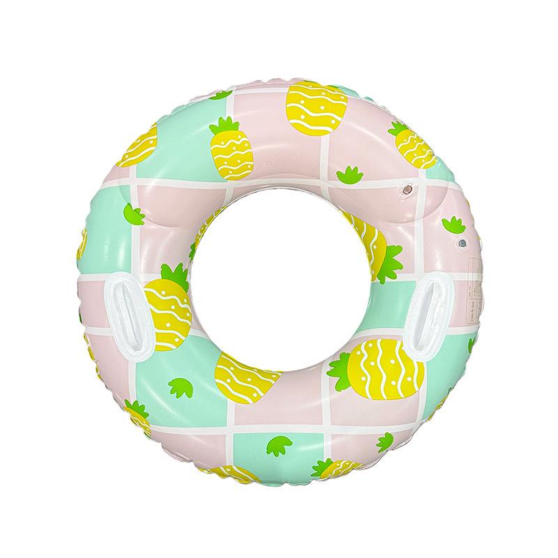 Starry Sky Sequin Mermaid Swim Ring: Thickened Inflatable Children's Float