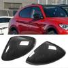 Car Side Rearview Mirror Housing Cap Carbon Fiber Style Fits for Alfa Romeo Stelvio 2017 2018 2019 2020Motor Vehicle Mirrors