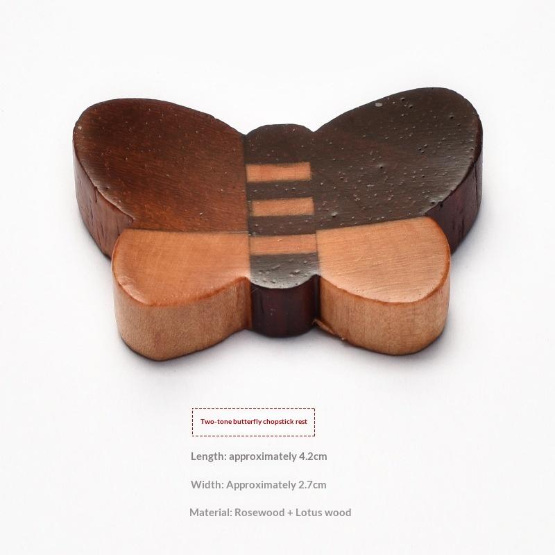 Creative Japanese Chopsticks Holder Wooden Chopstick Pillow Spoon Fork Knife Stand Table Decor Chopstick Rest Tableware Holder