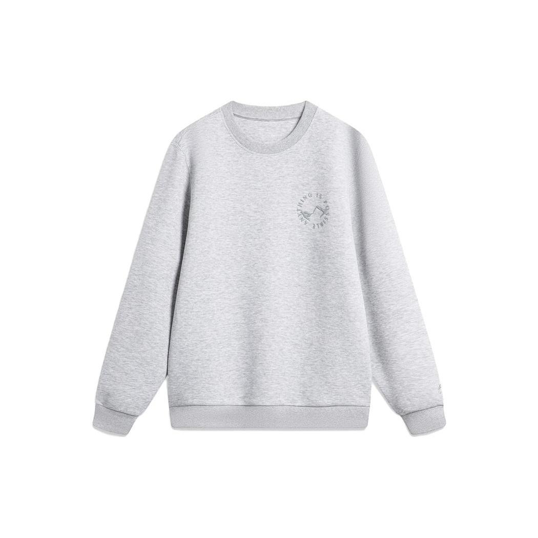 Li-Ning Small Graphic Sweatshirt Grey Men s AWDT759-1 L