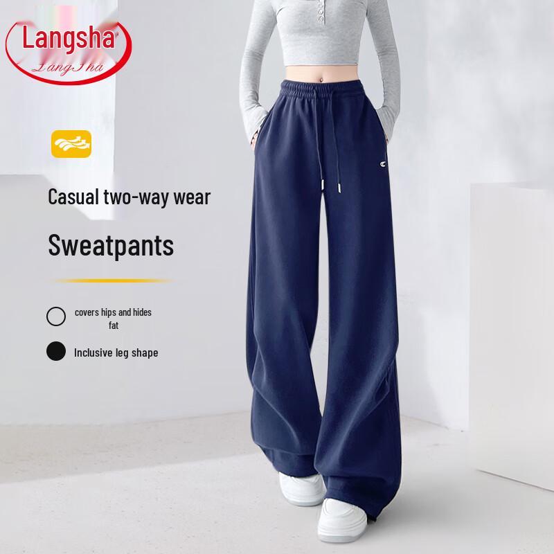Langsha Women's Embroidered Pleated Two-Way Cargo Pants