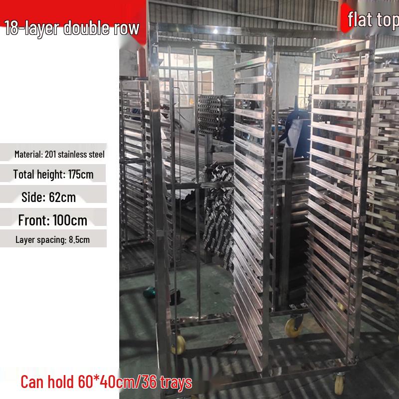 Commercial Stainless Steel Multi-Layer Baking Tray Rack for Rotary Ovens