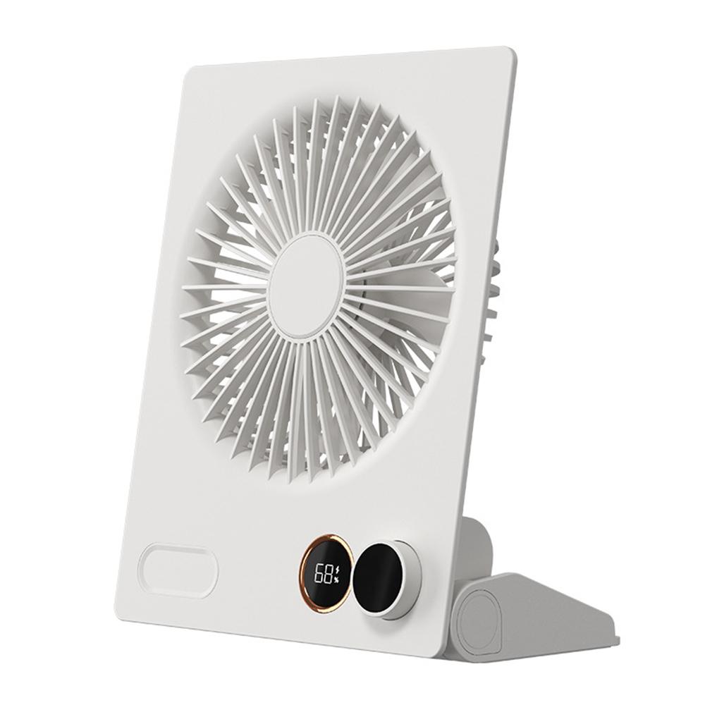 

N15 Desktop Hanging USB Fan Foldable Strong Wind Cooler for Home Kitchen Office White