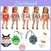 Roupas Encantadoras para Bonecas de 18 Polegadas Para Bonecas de 45cm Acessórios de Roupa de Banho com Design Estiloso