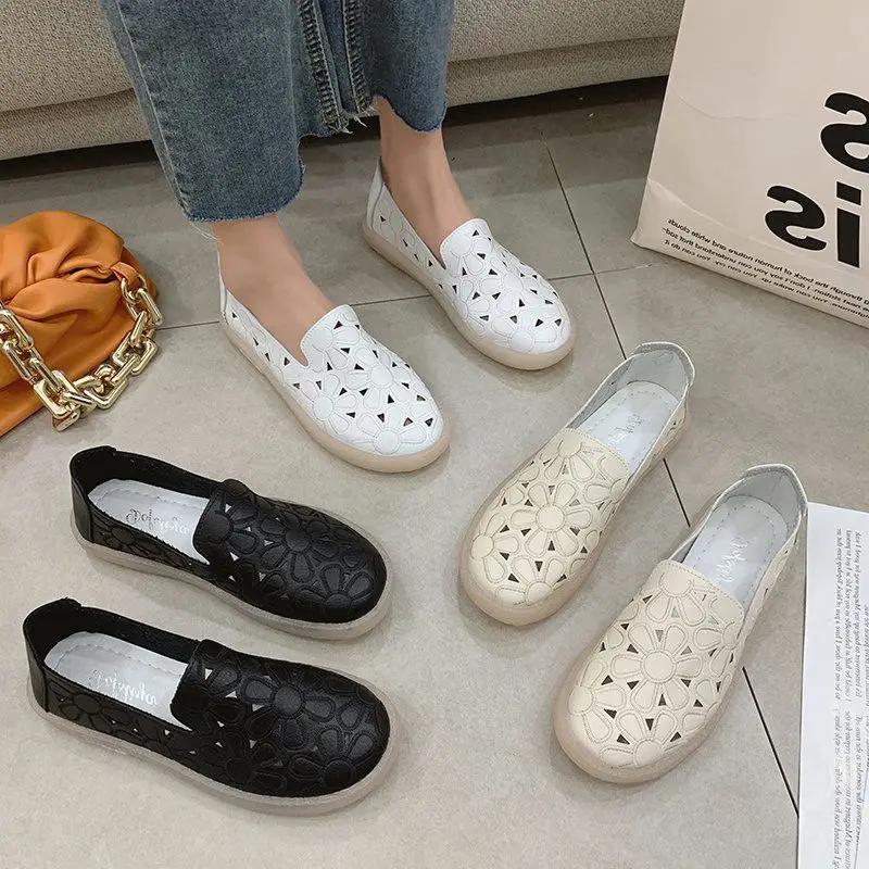 Fashion Summer Breathable Women's Shoes Casual Cheap Offers High Quality Aesthetic Y2k Fashion 39 Light Original 2025 Ladies Footwear