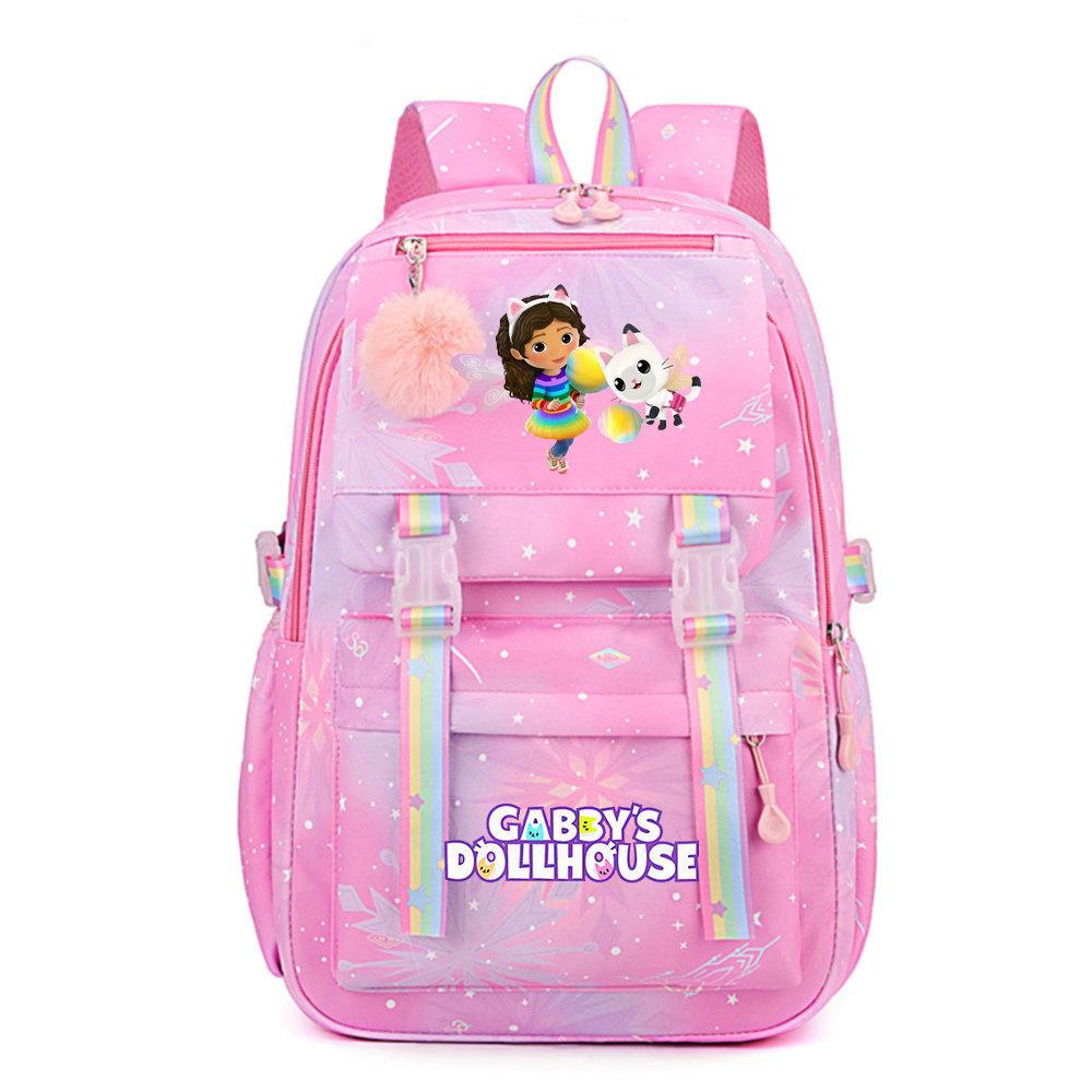 Cartoon Cat Peripheral Schoolbag Stitch Student Backpack New Waterproof Large-capacity Girls Backpack