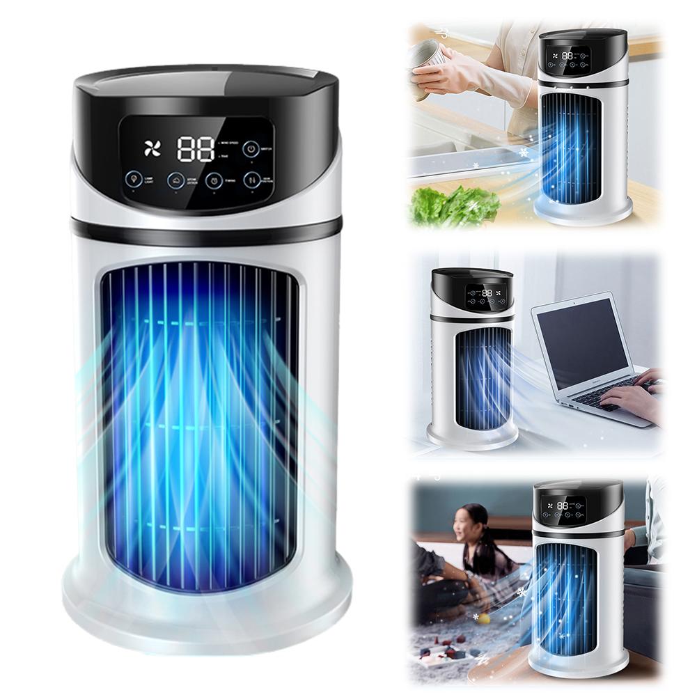 3 in 1 Personal Quiet Table Fan 6 Speeds Options Circulation Wind Air Cooler Desktop Fan for Office Bedroom Desktop