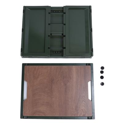 Faltbare Camping-Aufbewahrungsbox mit Deckeln Vielseitig Stapelbar Beweglich Tragbar Camping-Aufbewahrungsbehälter