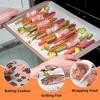 10/20/50M Baking Paper Barbecue Double-sided Silicone Oil Paper Parchment Rectangle Oven Oil Paper Baking Sheet Bakery BBQ Party