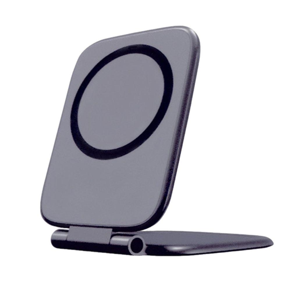 Foldable Magnetic Phone Holder for Car Ultrathin Cell Phone Holder Universal Car Mount  Dashboard серый