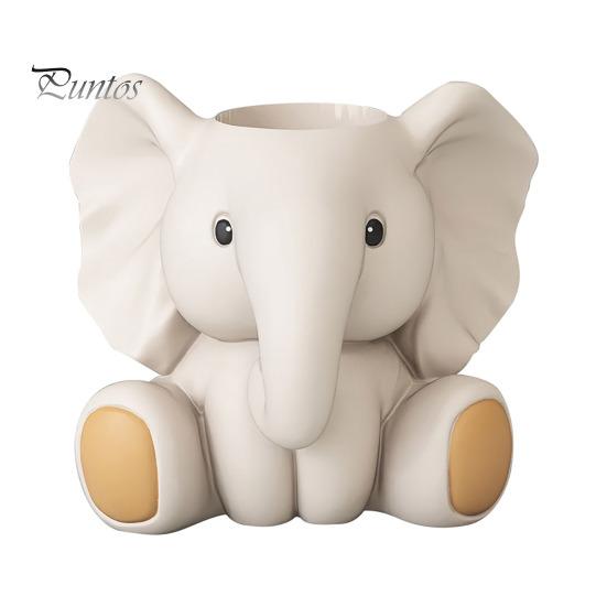 

Держатель для ручек в виде слона, устойчивый к выцветанию органайзер для стола из смолы, многофункциональный офисный декор, идеальные настольные аксессуары Elephant