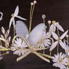 Bridal Hair Accessory butterfly , Flower Hairband ,earrings for Women and Girls