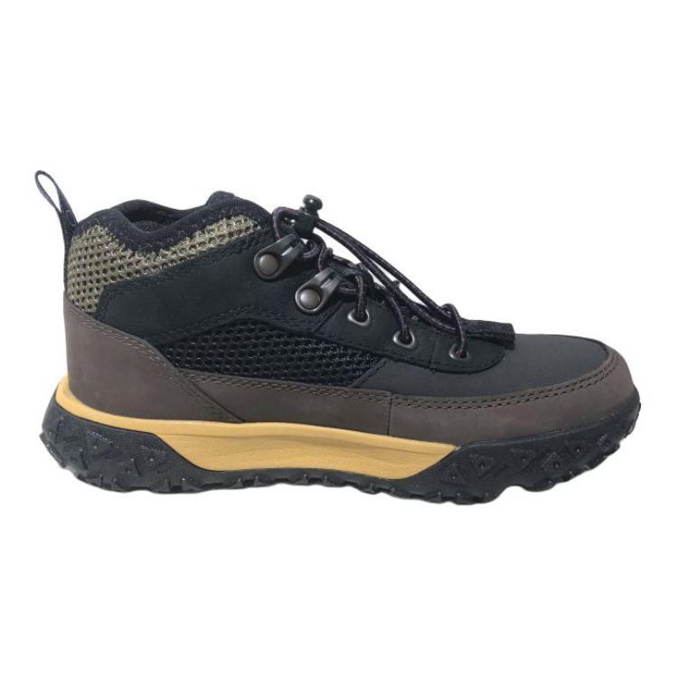 Timberland Urban Outdoor Bequem Vielseitig Rutschfest Langlebig High-Top Outdoor Schuhe Kinderschuhe Schwarz Braun A6C41-EJC
