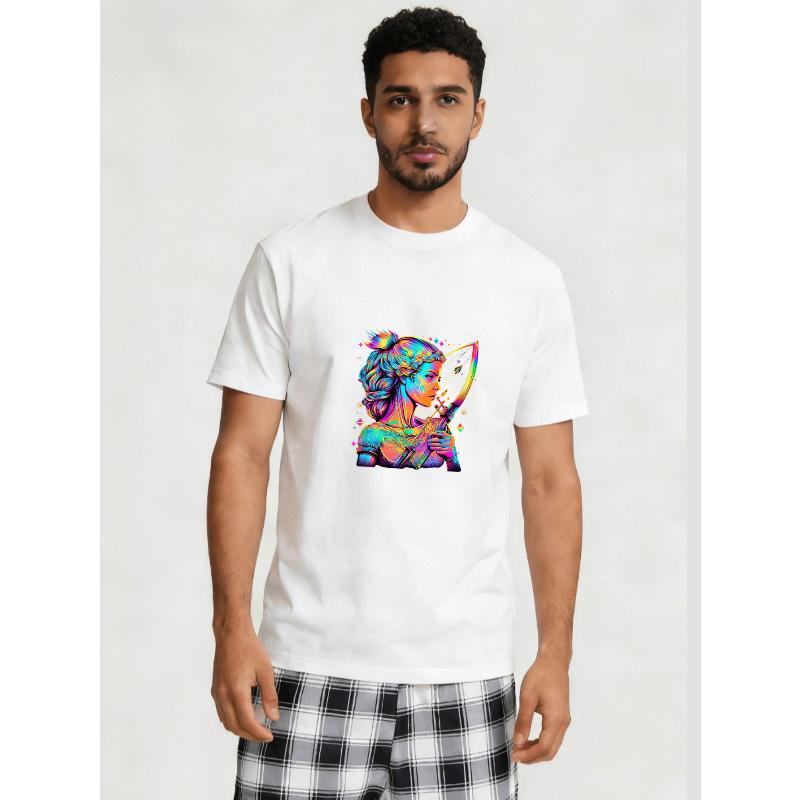 Men s Leisure Short Sleeve Lightweight Casual Daily Top S