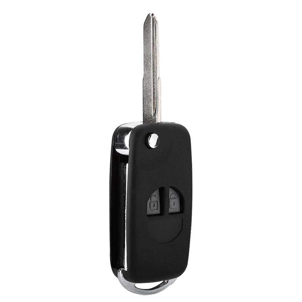 Key Fob Case with 2 Buttons, Uncut Blade Cover  ,   ABS Plastic, for   SWIFT   VITARA ALTO