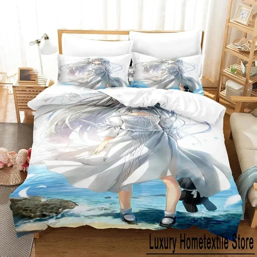3D Anime Yosuga No Sora Kasugano Bedding Set Anime Duvet Cover Double Twin Full Queen King Adult Kids Quilt Cover Home Textiles