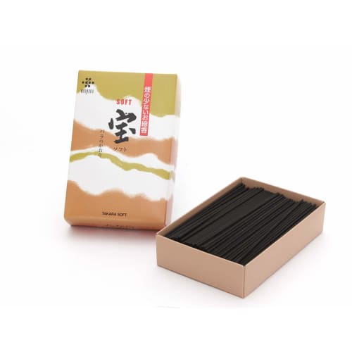 Takara Soft Incense Sticks, 2 Boxes, Rose Scent, Low Smoke, Fragrance Sticks, Rose